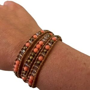 NEW Chan Luu Wrap Triple Wrap Beaded Bracelet